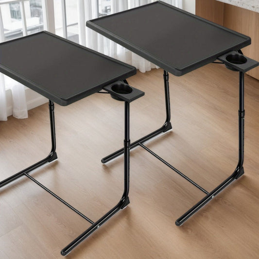 TV Trays and Folding Tables, Adjustable Folding TV Tray Table with 6-Level Height & 3 Tilt shown in the main product view