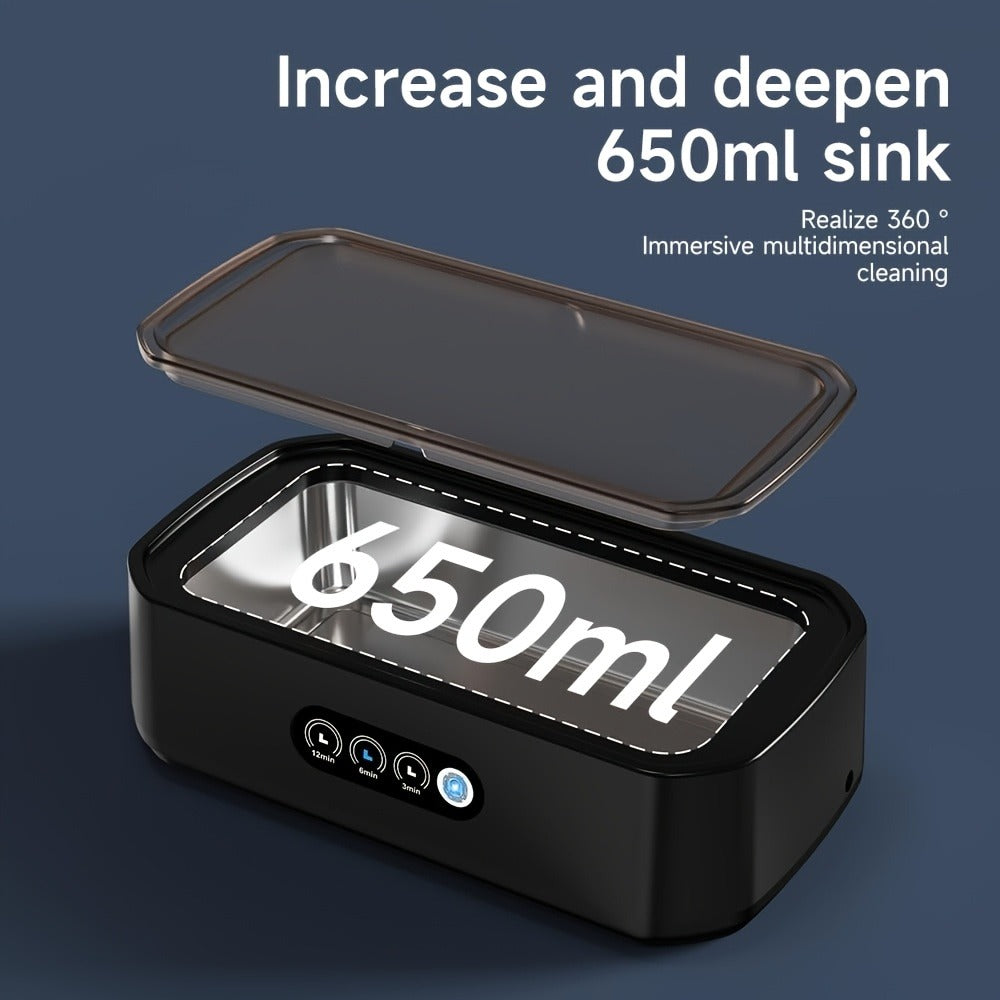 Ultrasonic Cleaner - Portable 50KHz High Frequency Jewelry Cleaning Machine for Rings Watches - product detail view 3