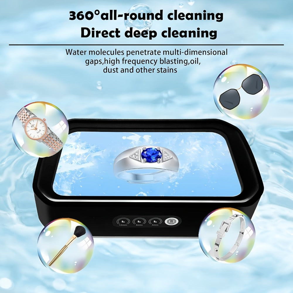 Ultrasonic Cleaner - Portable 50KHz High Frequency Jewelry Cleaning Machine for Rings Watches - product detail view 6