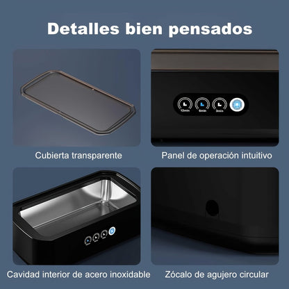 Ultrasonic Cleaner - Portable 50KHz High Frequency Jewelry Cleaning Machine for Rings Watches - product detail view 7