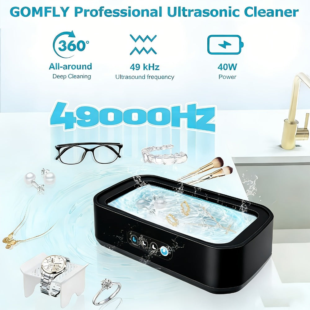 Ultrasonic Cleaner - Portable 50KHz High Frequency Jewelry Cleaning Machine for Rings Watches - product detail view 8