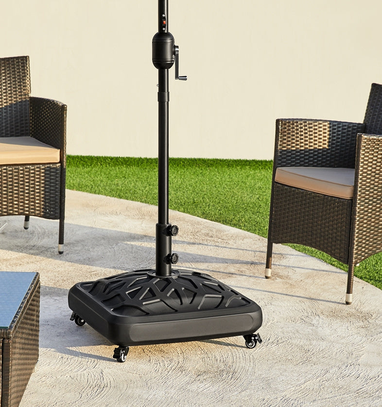 Umbrella Base with Rolling Wheels for Outdoor Shade and Protection detail image - detail view 6