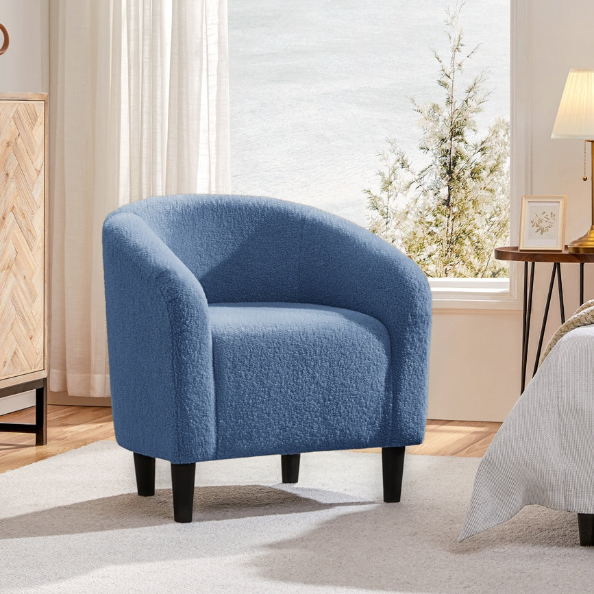 Accent Chair shown in the Blue option