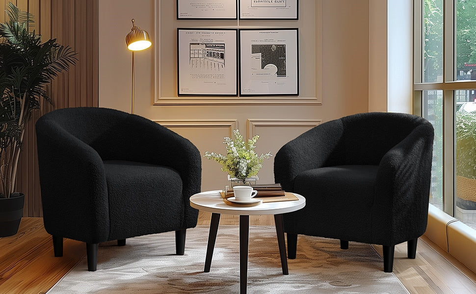 Upholstered Accent Chair, Bedroom Reading Chair for Comfortable Everyday Seating detail image - detail view 27