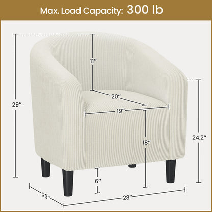 Upholstered Accent Chair, Bedroom Reading Chair for Comfortable Everyday Seating detail image - detail view 8
