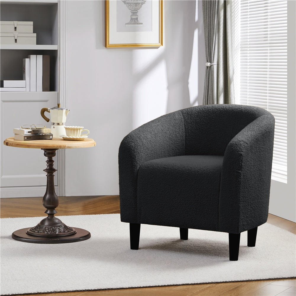 Upholstered Accent Chair, Bedroom Reading Chair for Comfortable Everyday Seating detail image - detail view 9