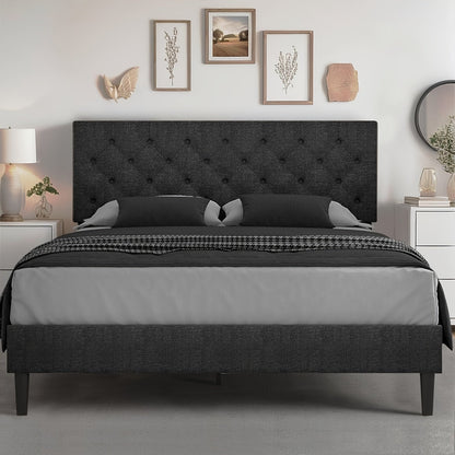 Bed Frames shown in the Dark Gray, Twin option