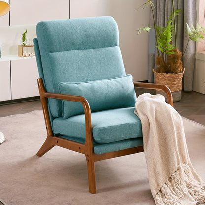 Accent Chair shown in the Linseed Oil-Teal, 1set option