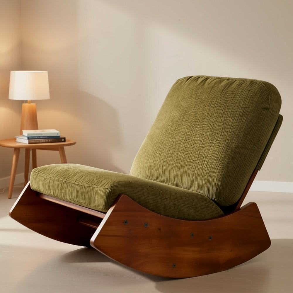 Upholstered Solid Wood Accent Chairs And Glider Chairs for Living Room and Bedroom detail image - detail view 10