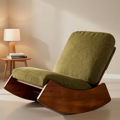 Upholstered Solid Wood Accent Chairs And Glider Chairs for Living Room and Bedroom detail image - detail view 10