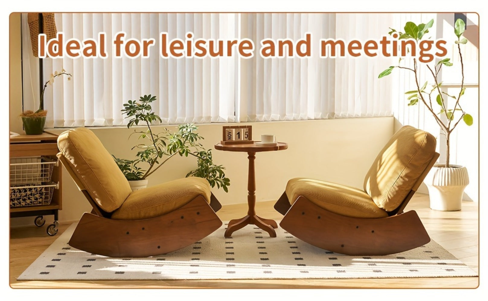 Upholstered Solid Wood Accent Chairs And Glider Chairs for Living Room and Bedroom detail image - detail view 17