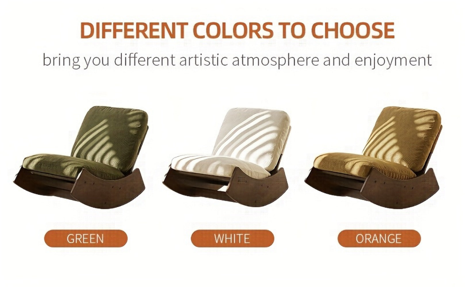 Upholstered Solid Wood Accent Chairs And Glider Chairs for Living Room and Bedroom detail image - detail view 23