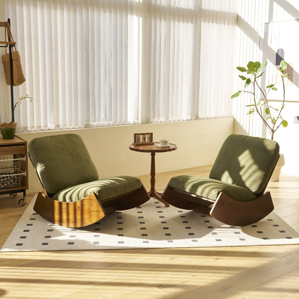 Upholstered Solid Wood Accent Chairs And Glider Chairs for Living Room and Bedroom detail image - detail view 7
