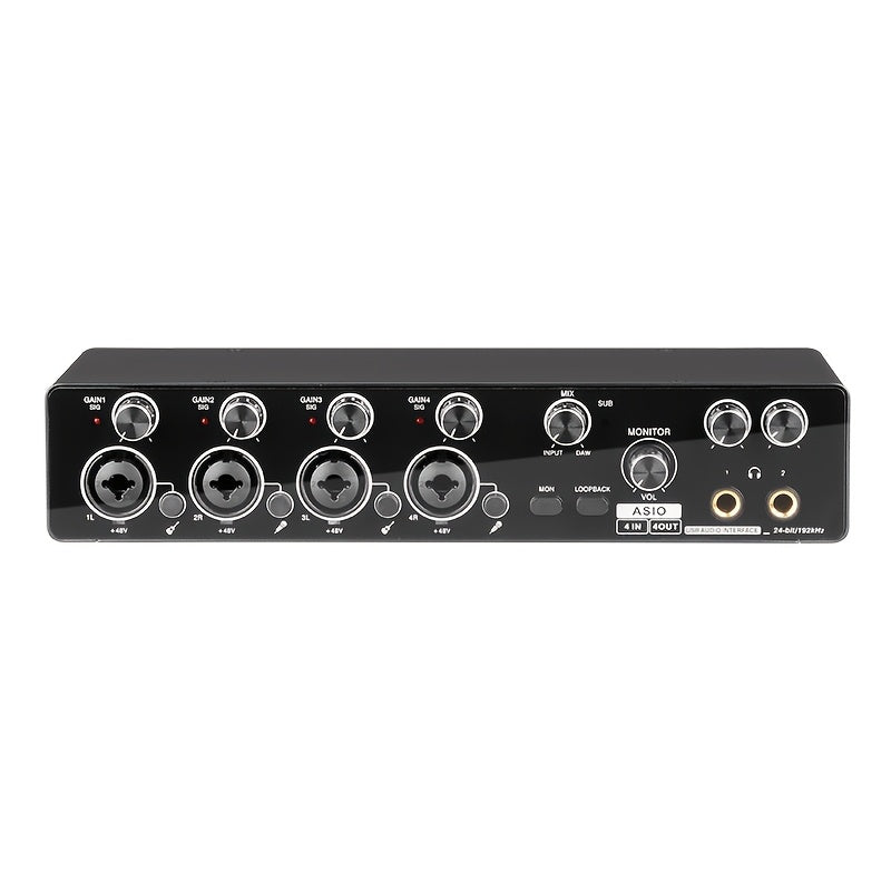 USB Audio Interface shown in the Black-ASIO option