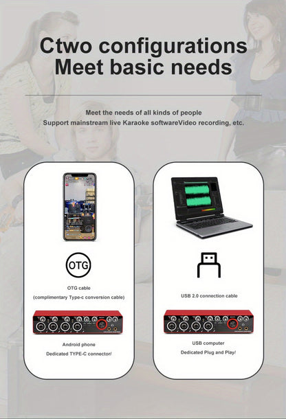 USB Audio Interface, 192Khz, Professional, 4-Channel, Sound for Recording and Streaming detail image - detail view 19