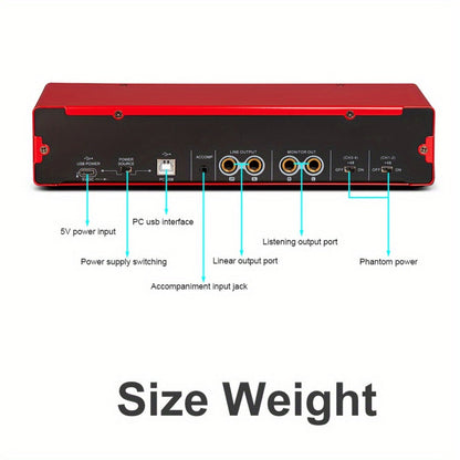 USB Audio Interface, 192Khz, Professional, 4-Channel, Sound for Recording and Streaming detail image - detail view 27