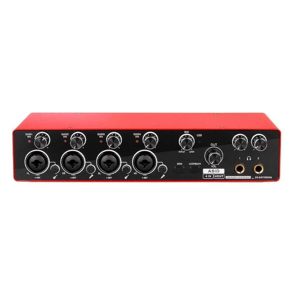 USB Audio Interface, 192Khz, Professional, 4-Channel, Sound for Recording and Streaming detail image - detail view 5