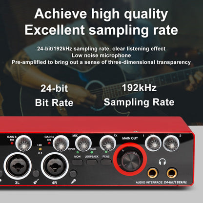 USB Audio Interface, 192Khz, Professional, 4-Channel, Sound for Recording and Streaming detail image - detail view 6