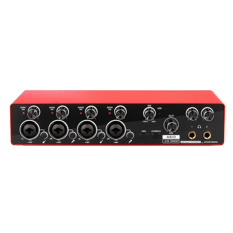 USB Audio Interface shown in the Red-ASIO option