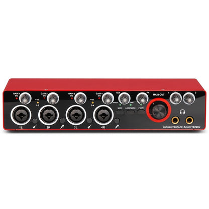 USB Audio Interface shown in the Red option
