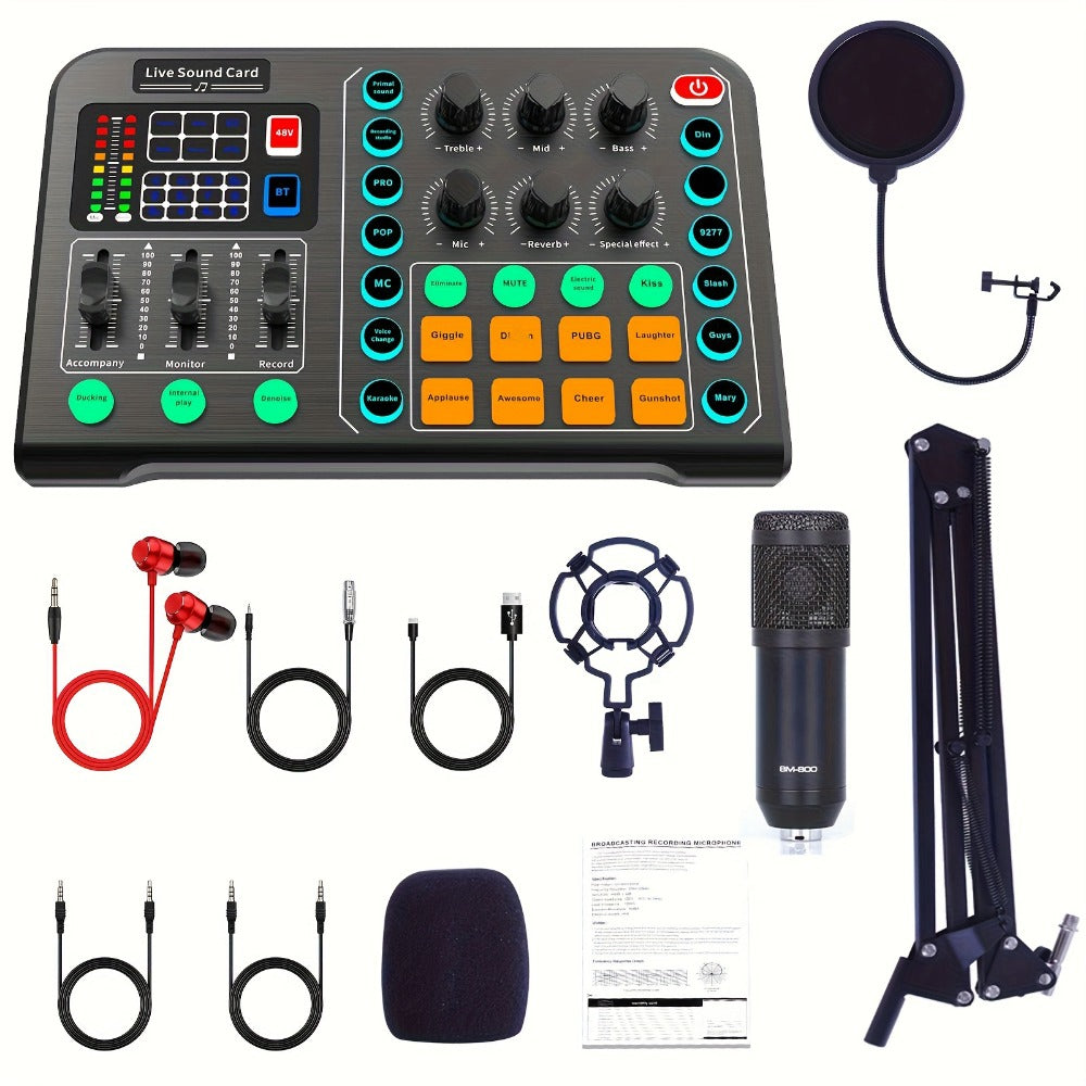 USB Audio Interface, 36V, USB, Podcast, Equipment, Bundle for Recording and Streaming detail image - detail view 13