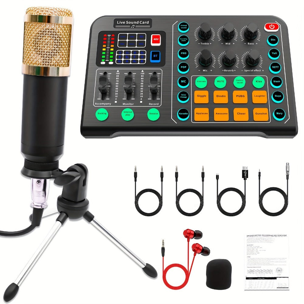 USB Audio Interface, 36V, USB, Podcast, Equipment, Bundle for Recording and Streaming detail image - detail view 5