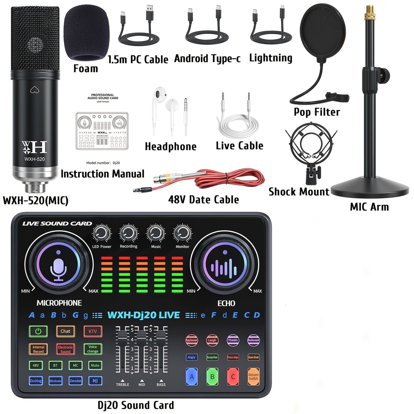 USB Audio Interface shown in the Black option