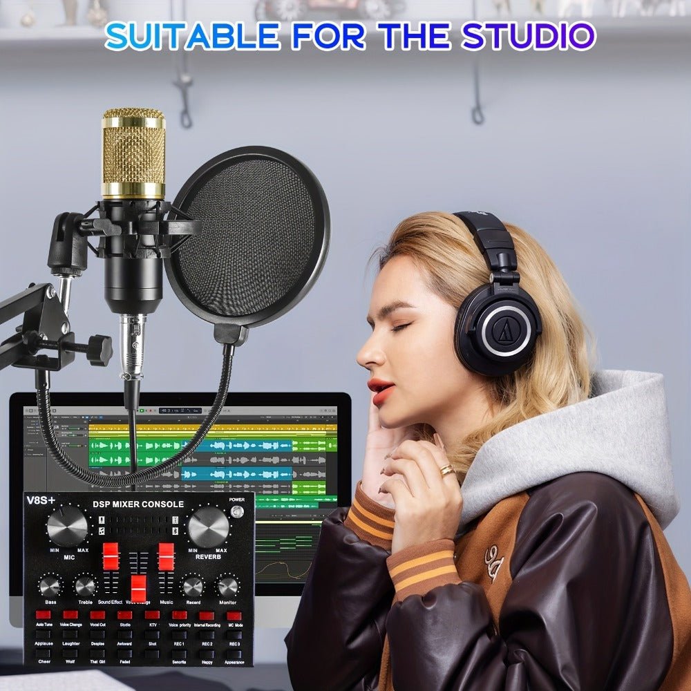 USB Audio Interface, 48 volts, Wireless, USB-C, Podcast, Equipment for Recording detail image - detail view 11