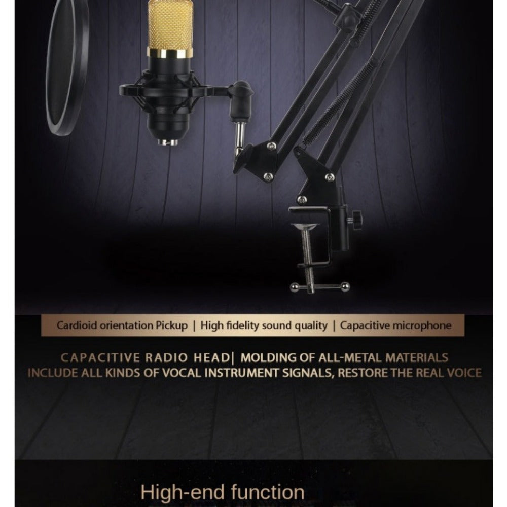 USB Audio Interface, 5Mm, USB, Adjustable, Condenser, Microphone for Recording detail image - detail view 12