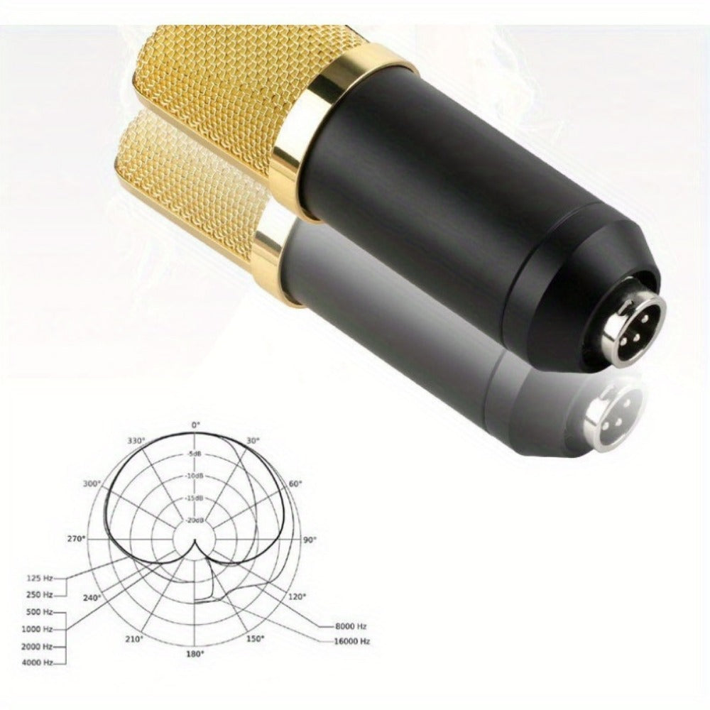USB Audio Interface, 5Mm, USB, Adjustable, Condenser, Microphone for Recording detail image - detail view 4