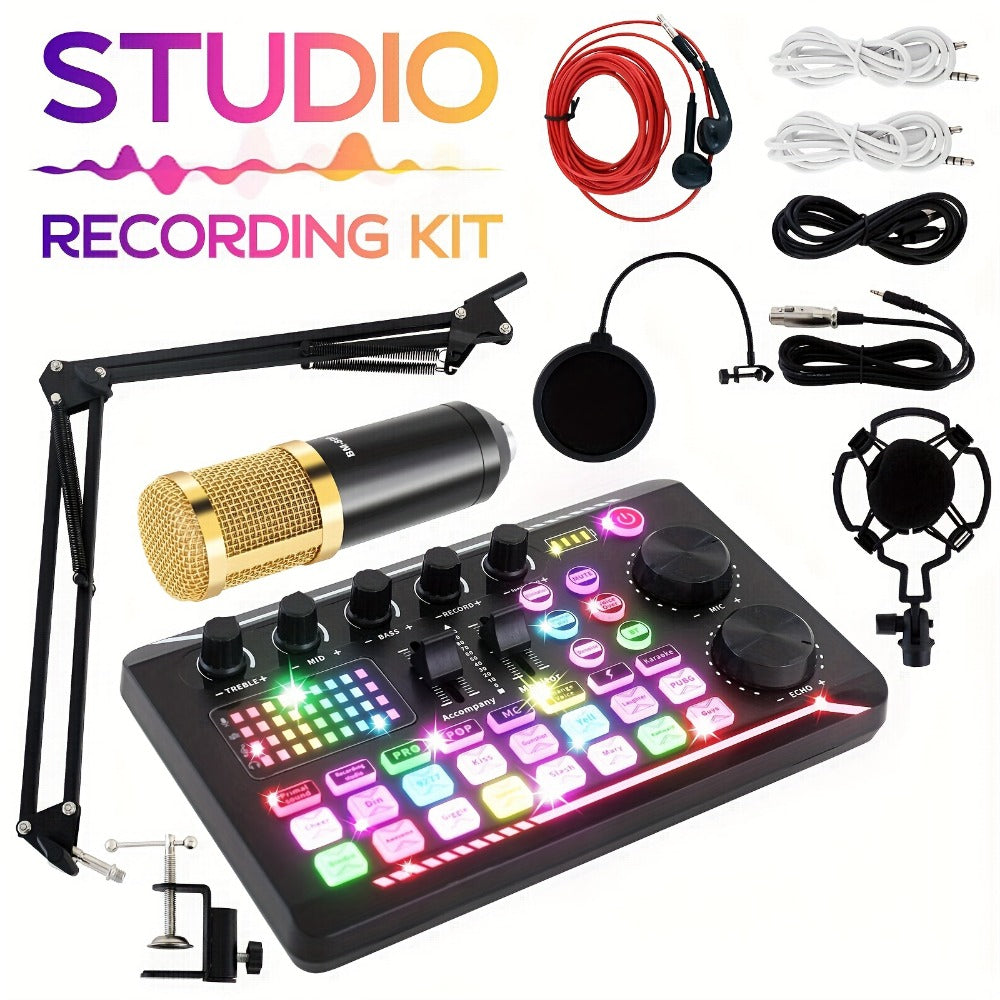 USB Audio Interface, 5V, Wireless, USB-C, Podcast, Microphone for Recording and Streaming detail image - detail view 17