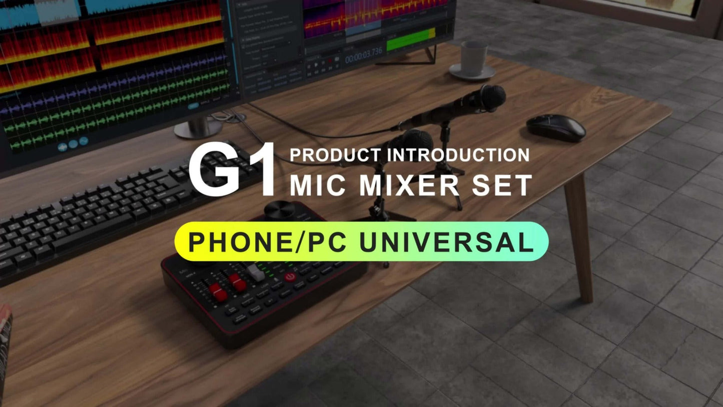 USB Audio Interface, Adjustable, USB, Podcast, Equipment for Recording and Streaming detail image - detail view 11