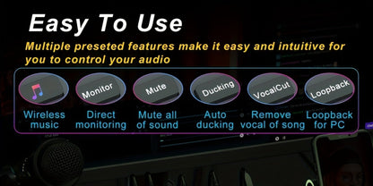 USB Audio Interface, Adjustable, USB, Podcast, Equipment for Recording and Streaming detail image - detail view 21