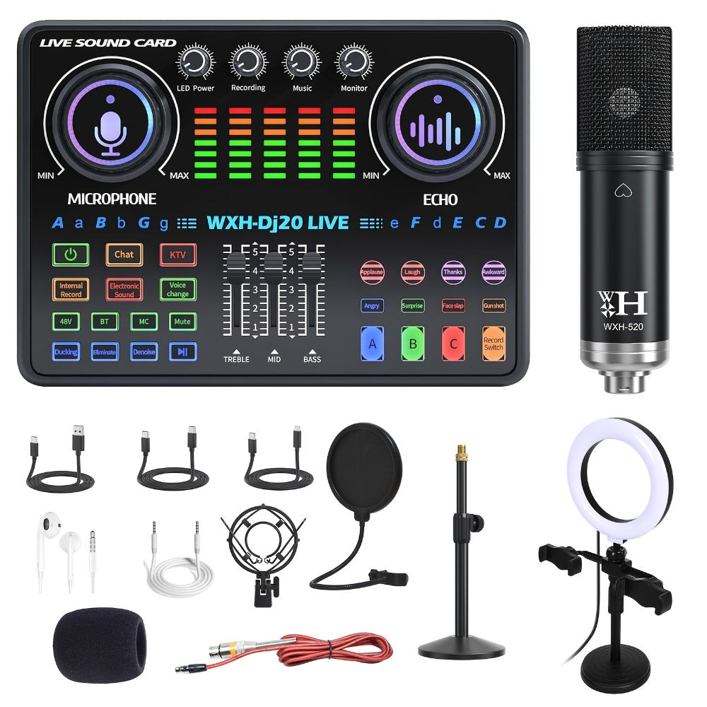 USB Audio Interface, Bluetooth, Wireless, Podcast, Equipment for Recording and Streaming detail image - detail view 7