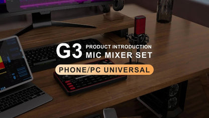 USB Audio Interface, Cardioid, USB, Rechargeable, Professional, Mixer for Recording detail image - detail view 11