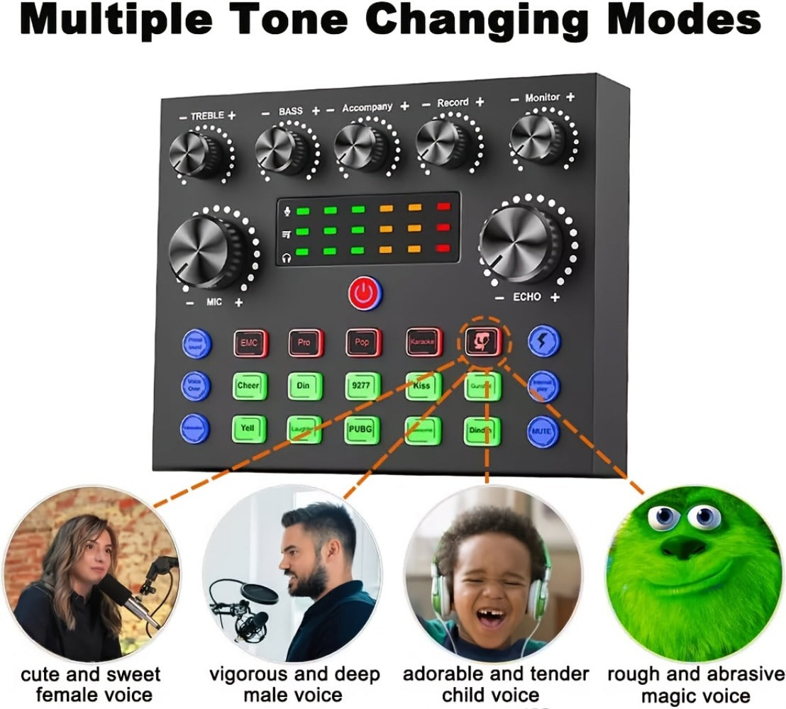 USB Audio Interface, Complete, Podcast, Equipment for Recording and Streaming detail image - detail view 12