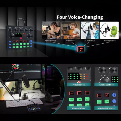 USB Audio Interface, Complete, Podcast, Equipment for Recording and Streaming detail image - detail view 4