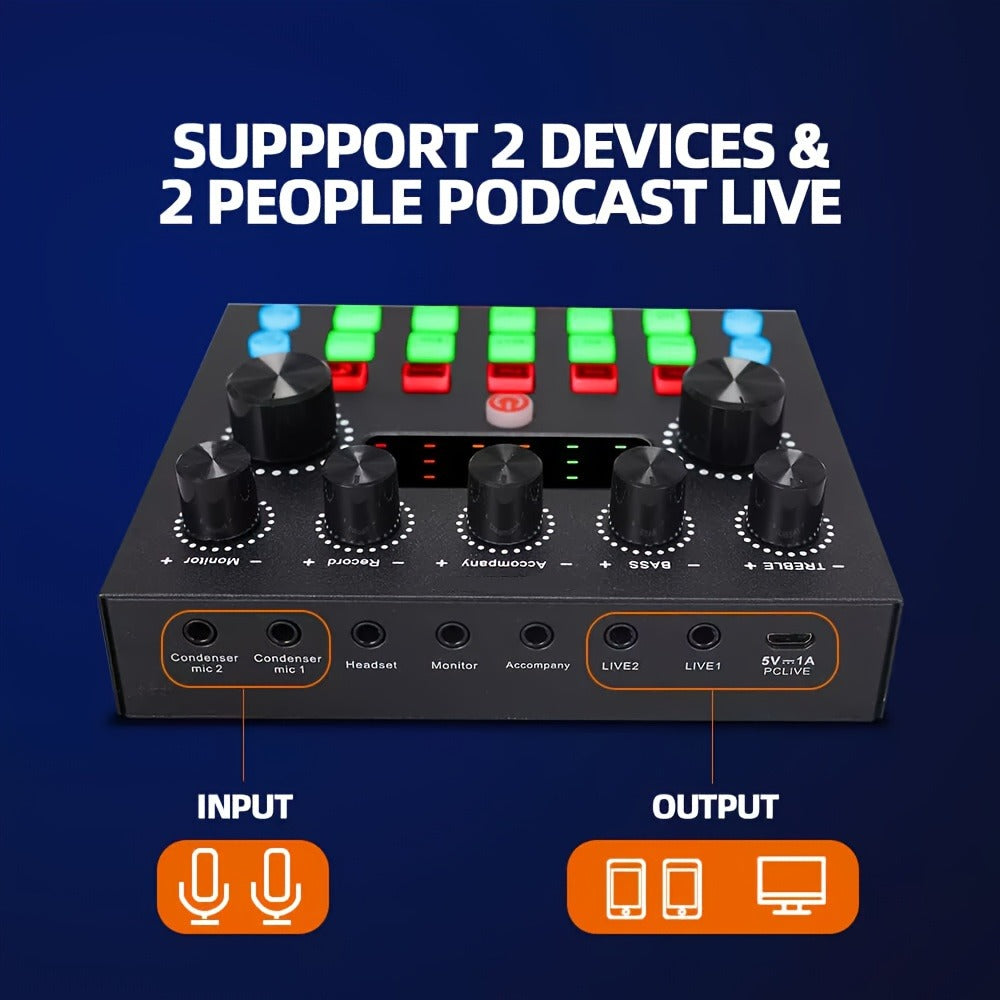USB Audio Interface, Complete, Podcast, Equipment for Recording and Streaming detail image - detail view 6