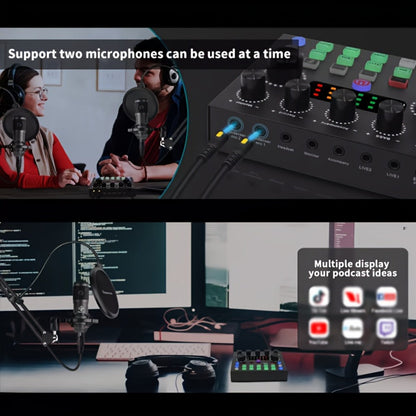 USB Audio Interface, Complete, Podcast, Equipment for Recording and Streaming detail image - detail view 9
