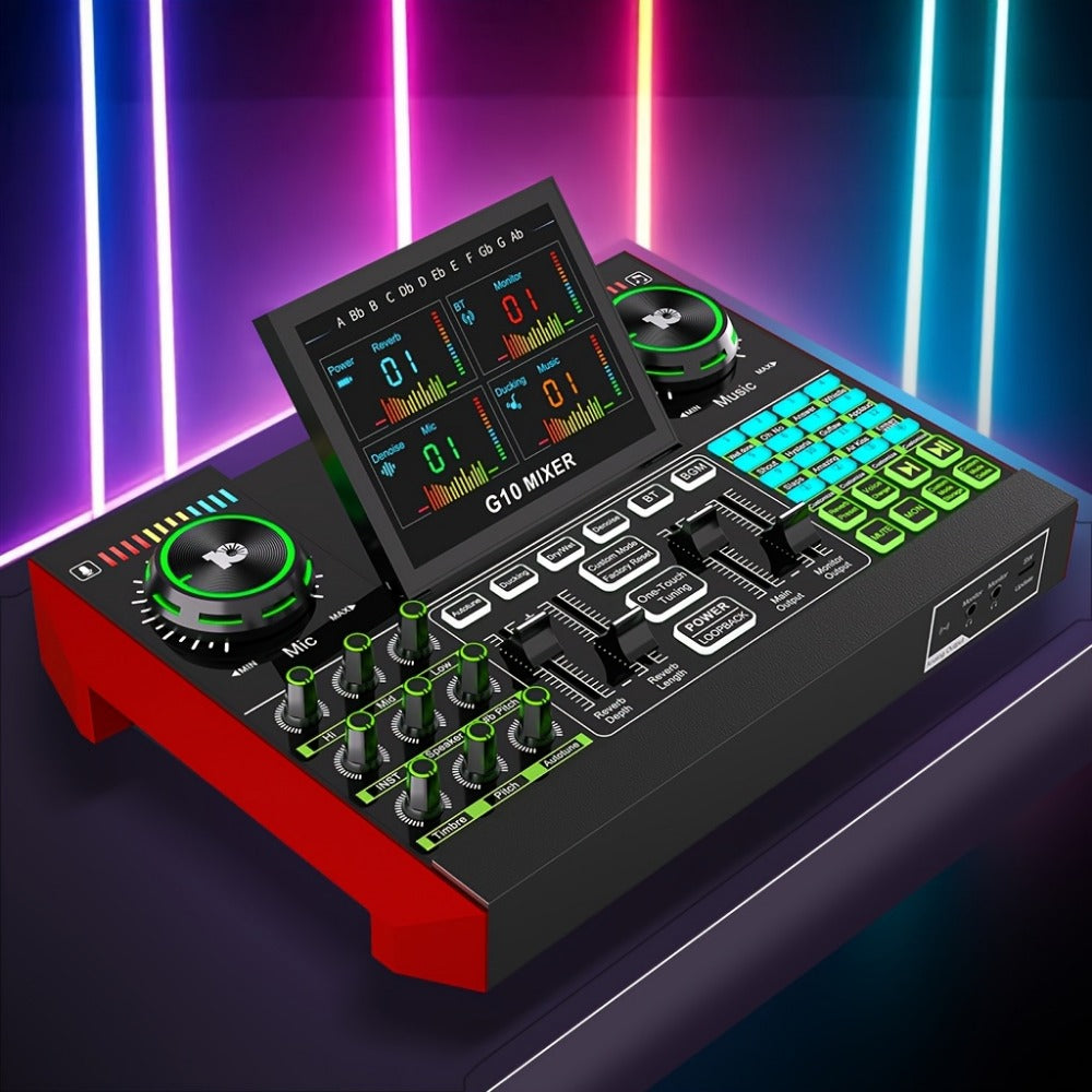 USB Audio Interface, Condenser, USB, Tenlamp, G10, Pro for Recording and Streaming detail image - detail view 7
