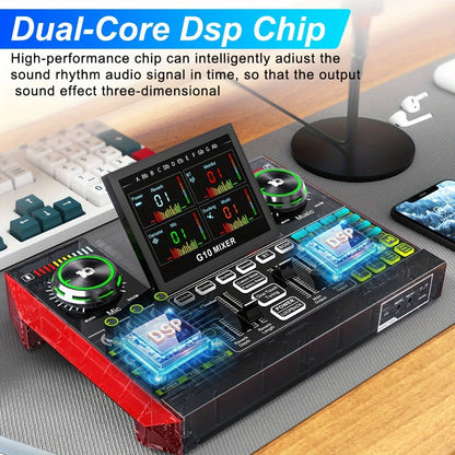USB Audio Interface, G10-BM700-OTG, USB, 36V, Podcast, Equipment, Bundle for Recording detail image - detail view 15