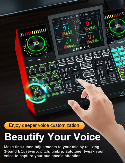 USB Audio Interface, G10-BM700-OTG, USB, 36V, Podcast, Equipment, Bundle for Recording detail image - detail view 17