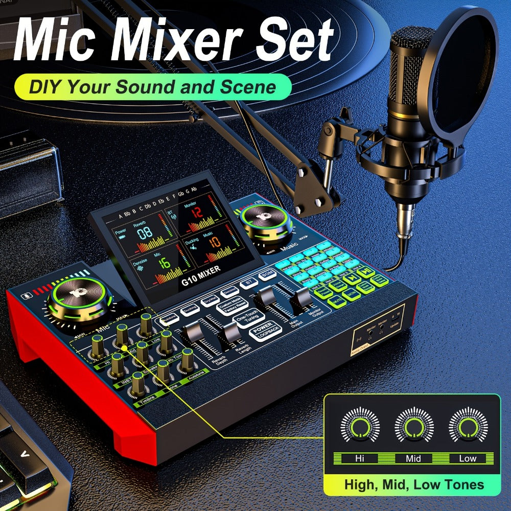 USB Audio Interface, G10-BM700-OTG, USB, 36V, Podcast, Equipment, Bundle for Recording detail image