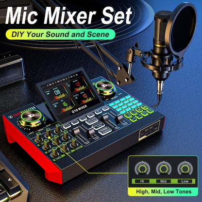 USB Audio Interface, G10-BM700-OTG, USB, 36V, Podcast, Equipment, Bundle for Recording detail image