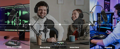USB Audio Interface, Rechargeable, USB, Hayner-Seek, Podcast for Recording and Streaming detail image - detail view 10