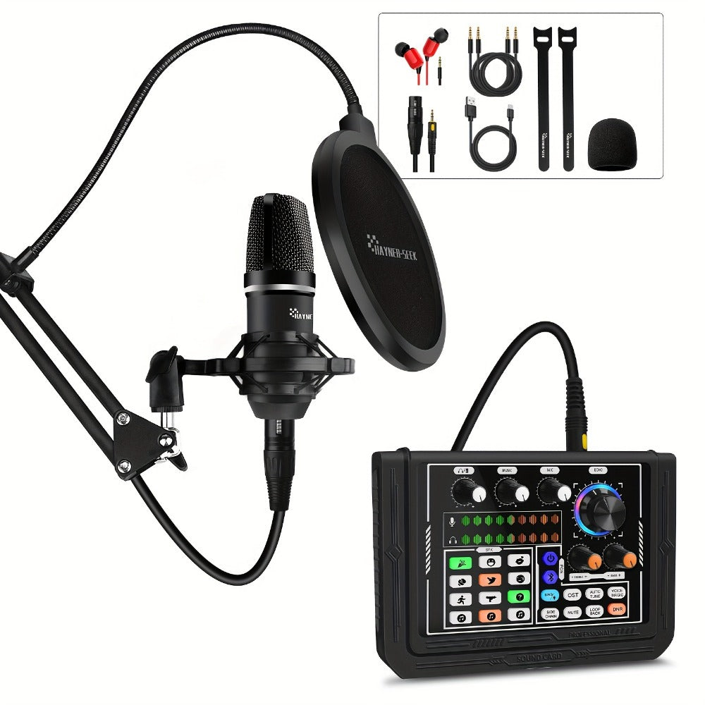 USB Audio Interface, Rechargeable, USB, Hayner-Seek, Podcast for Recording and Streaming detail image