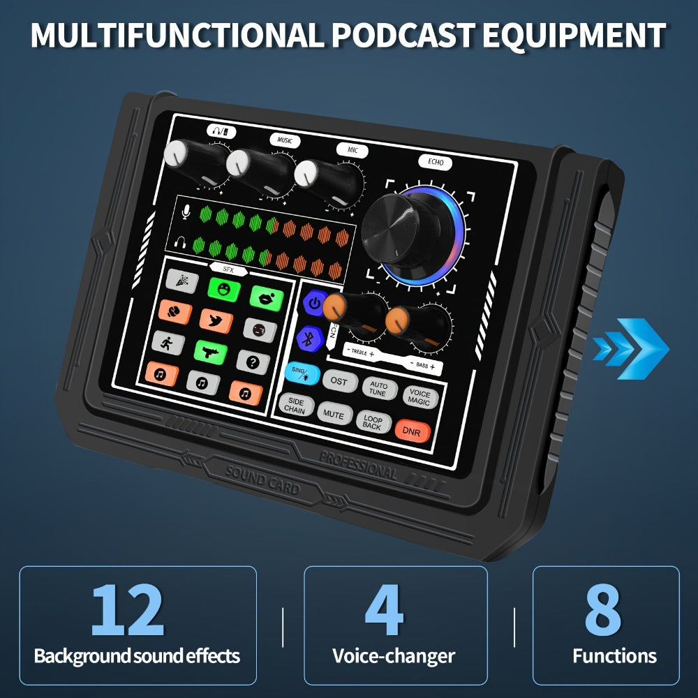 USB Audio Interface, Rechargeable, USB, Hayner-Seek, Podcast for Recording and Streaming detail image - detail view 3