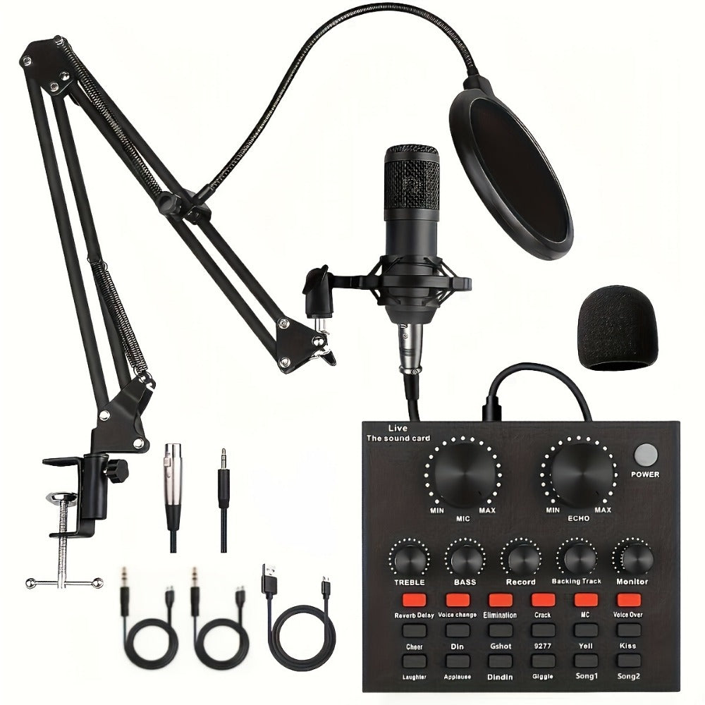 USB Audio Interface, V8-JIN, USB, Rechargeable, Podcast, Equipment for Recording detail image - detail view 5
