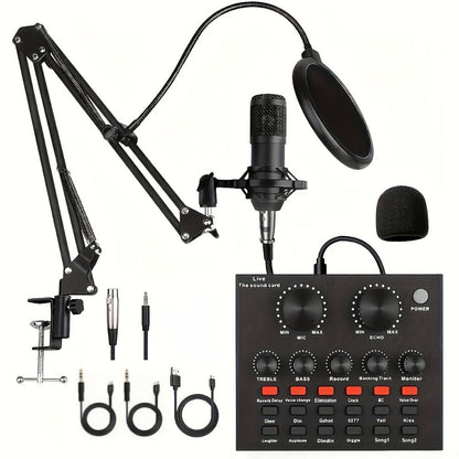 USB Audio Interface, V8-JIN, USB, Rechargeable, Podcast, Equipment for Recording detail image - detail view 5