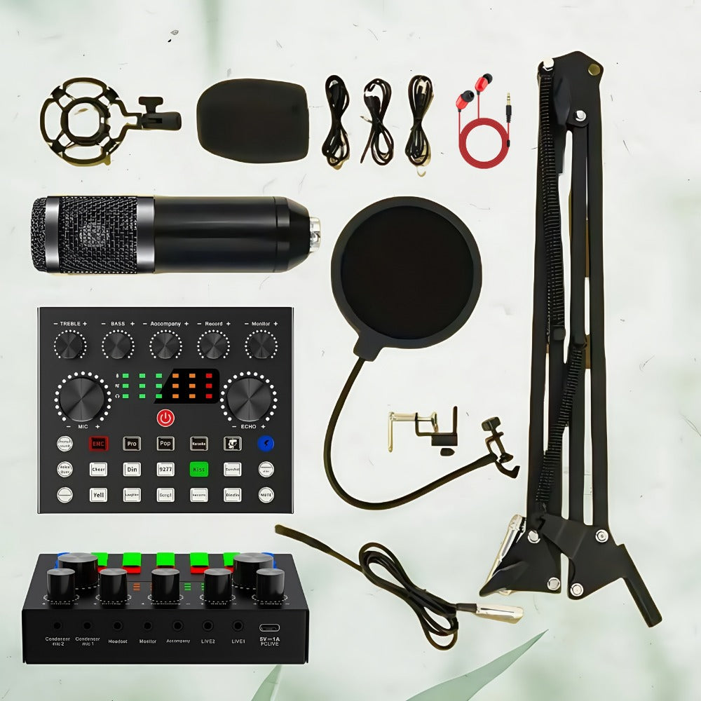 USB Audio Interface, V8S kit, USB, Condenser, Podcast, Equipment for Recording detail image - detail view 3